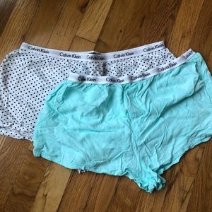 Two Pairs of Calvin Klein Shorts